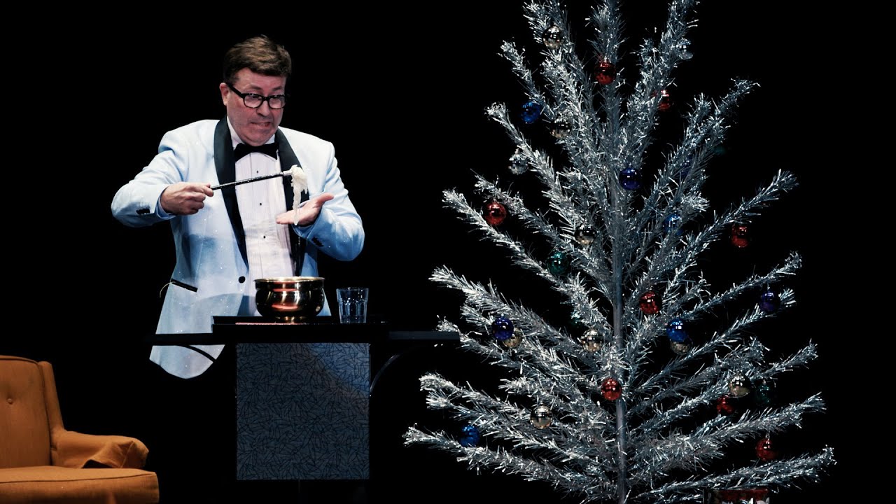 Richard Preston World's Greatest Magician performing Snow Storm magic trick. Beautiful magic snow.