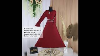 Gamis Annie Dress By Aulia Hijab Real Picture