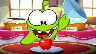 junk food or veggies learn english with om nom educational cartoon