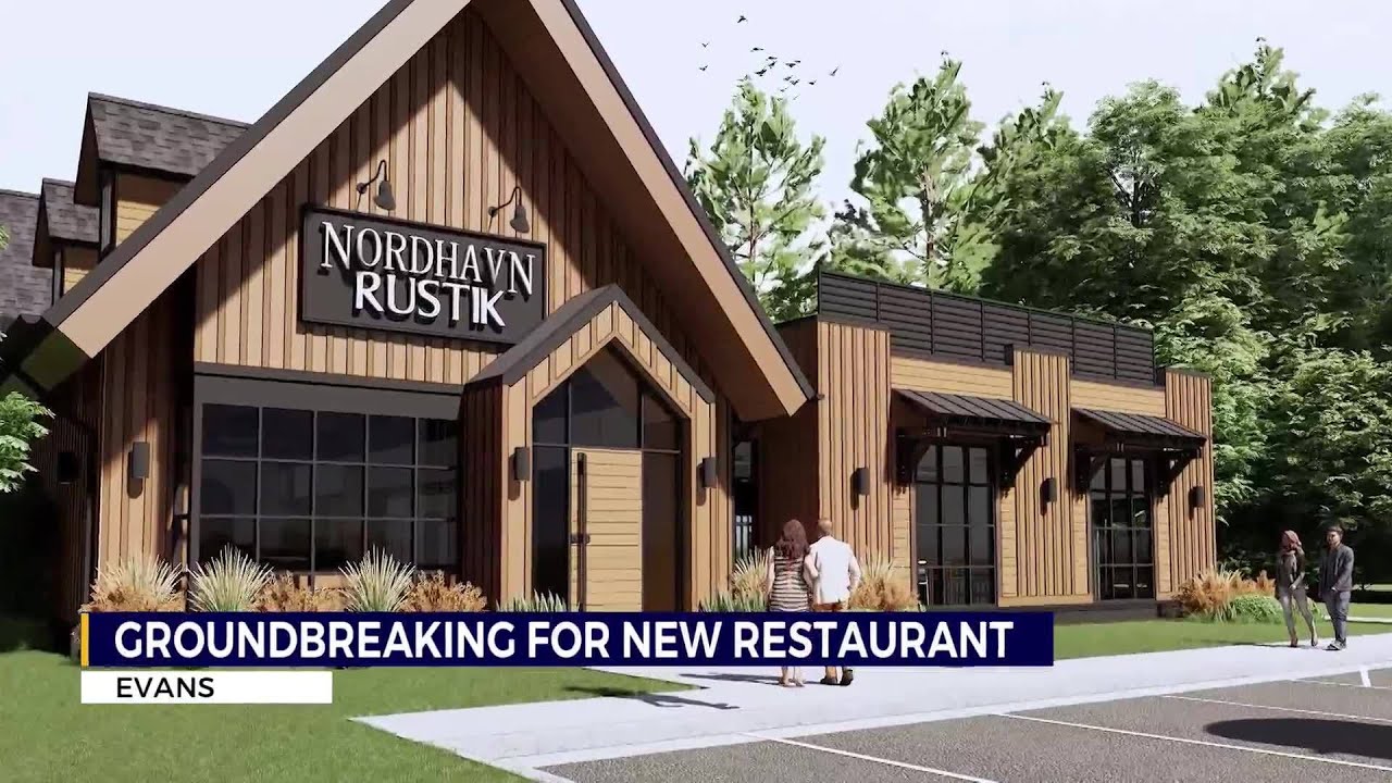 Groundbreaking for unique two style concept restaurant in Evans - YouTube