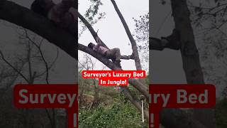 Surveyor's Luxury Bed In Jungle! #JungleSurvey #GPS #GPSSurvey #SurveyorLife #AdventureLife