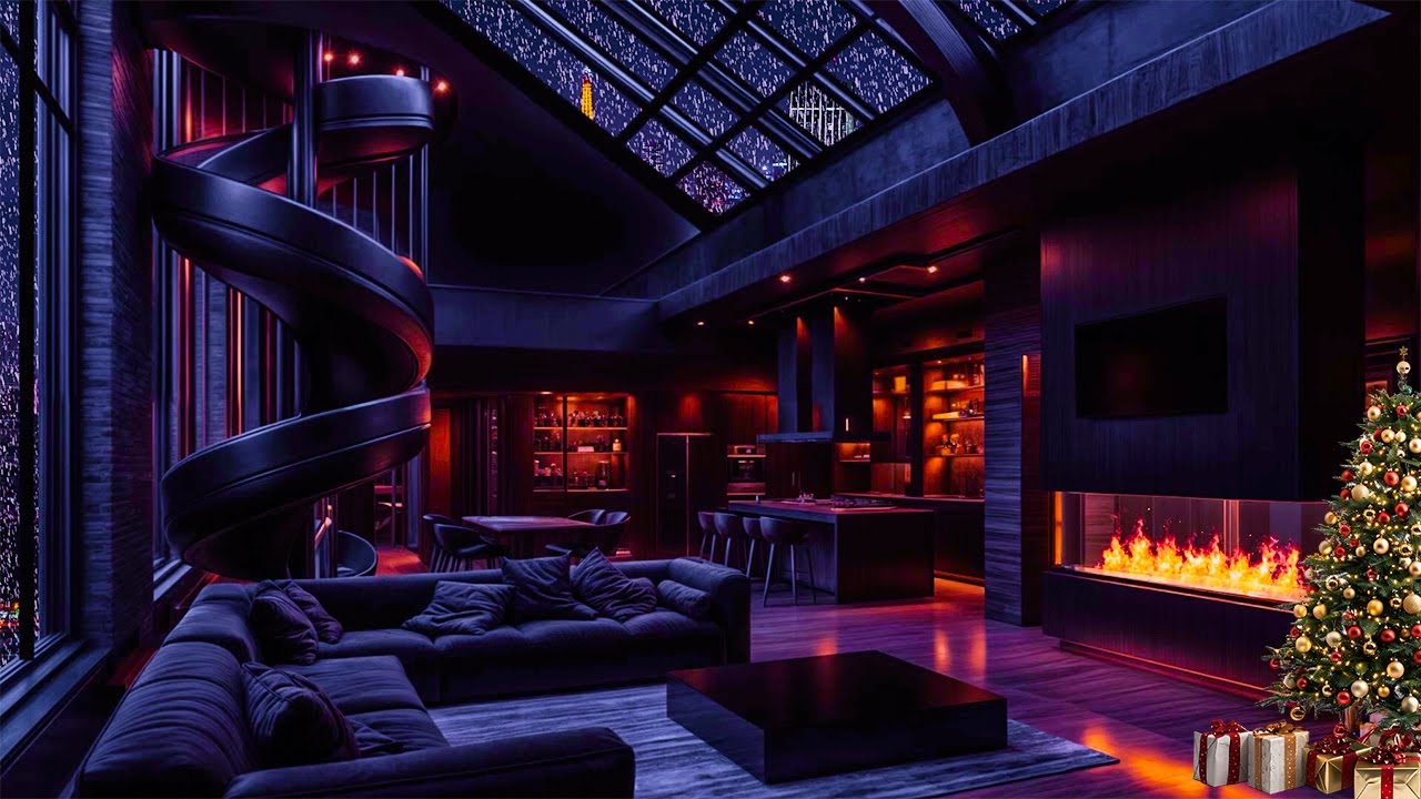Gallery Detail: Midnight Winter In A Luxury Nyc Penthouse Relaxing Snow Sounds