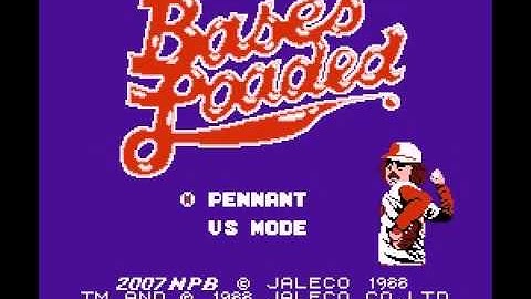 Bases Loaded Nippon Pro Baseball 2007 Title Sequence (NES) #shorts