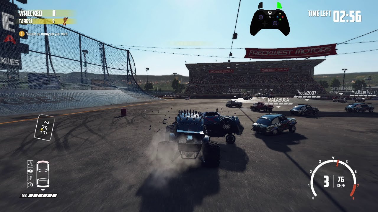 Wreckfest 23.04.29 Tournament Rampage Rush - Madman Stadium - Bugzilla ...