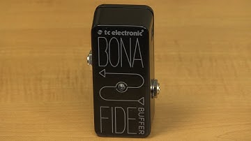 TC Electronic BonaFide Mini Buffer Pedal Demo by Sweetwater