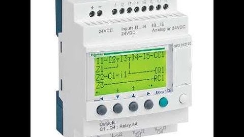 Capitulo 4: Como programar en Ladder usando SET y RESET + ZelioSoft