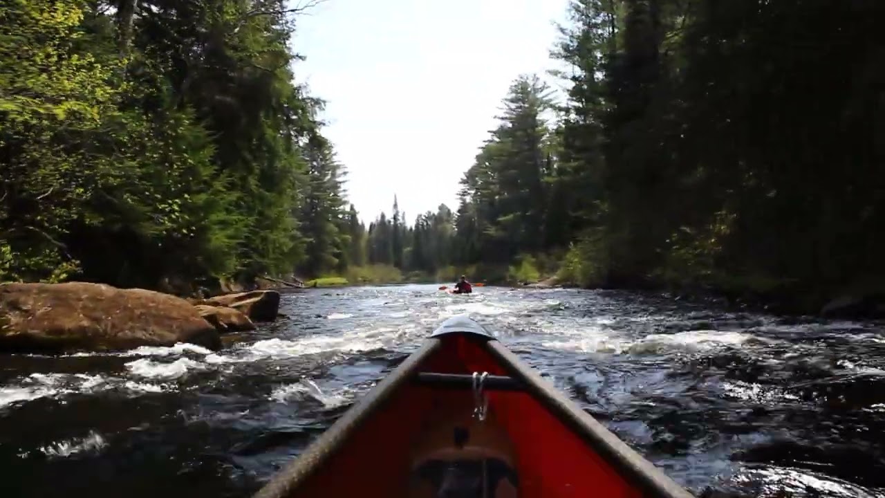 Running Whiskey Rapids In a Canoe