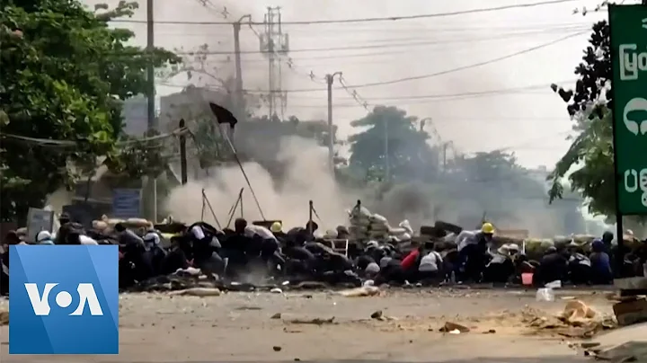 Protester Barricade Explodes in Yangon - DayDayNews