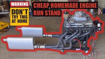 How To Set Up A Simple $150 Engine Test Stand
