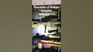 Rudder Actuator Servo Control | Airbus A320 #shorts | Flying Mech