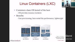 UMass CS 677 - Spring 22 - Lecture 9 - OS Virtualization, Containers, Process migration