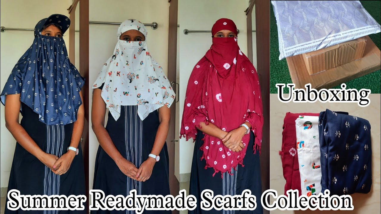 Summer Scarfs Collection| Readymade Scarfs |Scarfs Unboxing & Review in Tamil | Meesho Shopping Haul