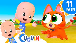 Cuquin found a kitty | Kids Education | Cleo & Cuquin screenshot 3