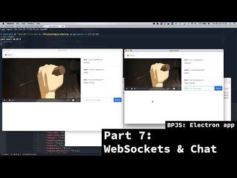 BPJS: Electron app - Part 7 - Websockets and Chat