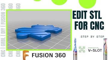 STL for CNC - HOW TO prepare an STL model for a CNC milling machine | Fusion360 |  #cnc  #3dprinter