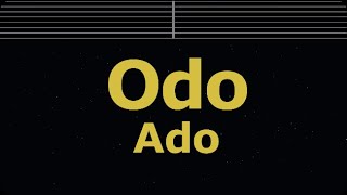 Karaoke♬ Odo - Ado 【No Guide Melody】 Instrumental