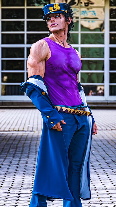 Taryn Cosplay Jotaro Kujo JoJo's Bizarre Adventure Animefest2024 4K Exhibition Centre Czech Republic