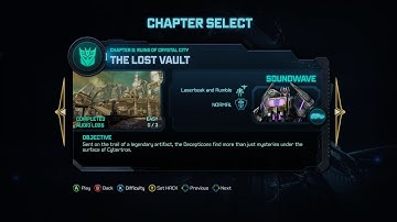 Transformers Rise of the Dark Spark (PC) Chapter 2: The Lost Vault