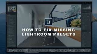 Lightroom presets disappeared after update: How to fix it easily! screenshot 3