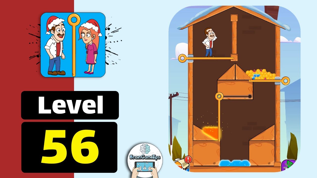 Home Pin: Pull The Pin Puzzle - Pull Him Out - Level 56 Walkthrough