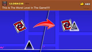 Playing Troll Levels in Platformer Mode! | Geometry dash 2.2