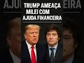 Trump ameaça Miley com ajuda financeira