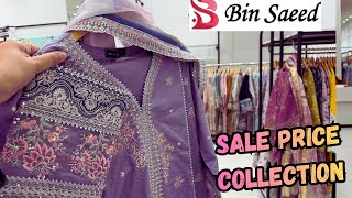 Bin Saeed Sale Price Collection Bin Saeed New Eid Collection 2026