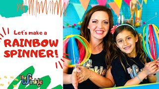 Rainbow Spinner DIY for Kids!