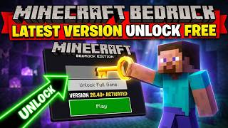 HOW TO UNLOCK MINECRAFT BEDROCK FREE IN PC 26.40 + VERSION #minecraft screenshot 3