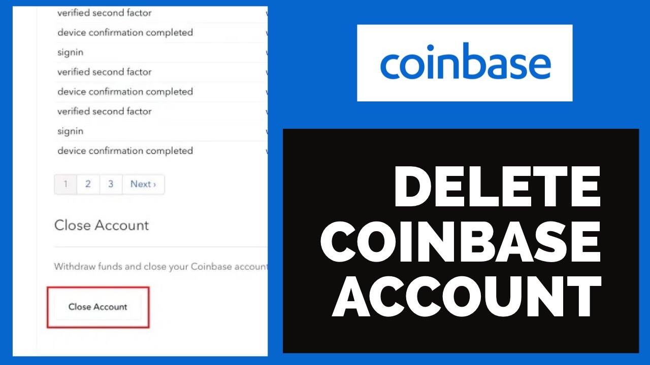 how do i close my coinbase account