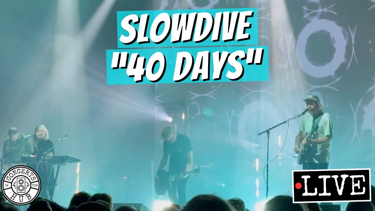 slowdive "40 Days" LIVE at Something in the Way Fest