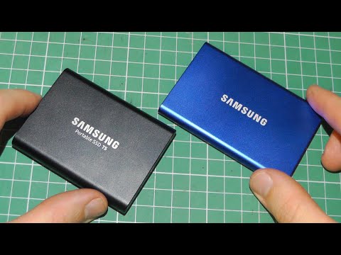 Внешний SSD Samsung T7 - обзор и мнение, сравнение с T5, про чехол и нагрев MU-PC1T0H/WW