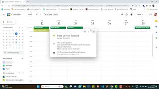 ICC Cricket World Cup 2023 India Matches Schedule Calendar Reminder screenshot 1
