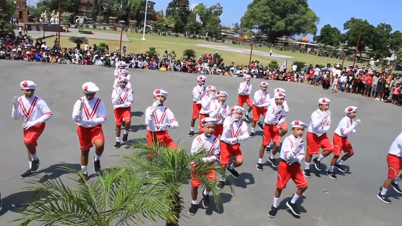 Gerak Jalan Putra SD Negeri 1 Gianyar Tahun 2022