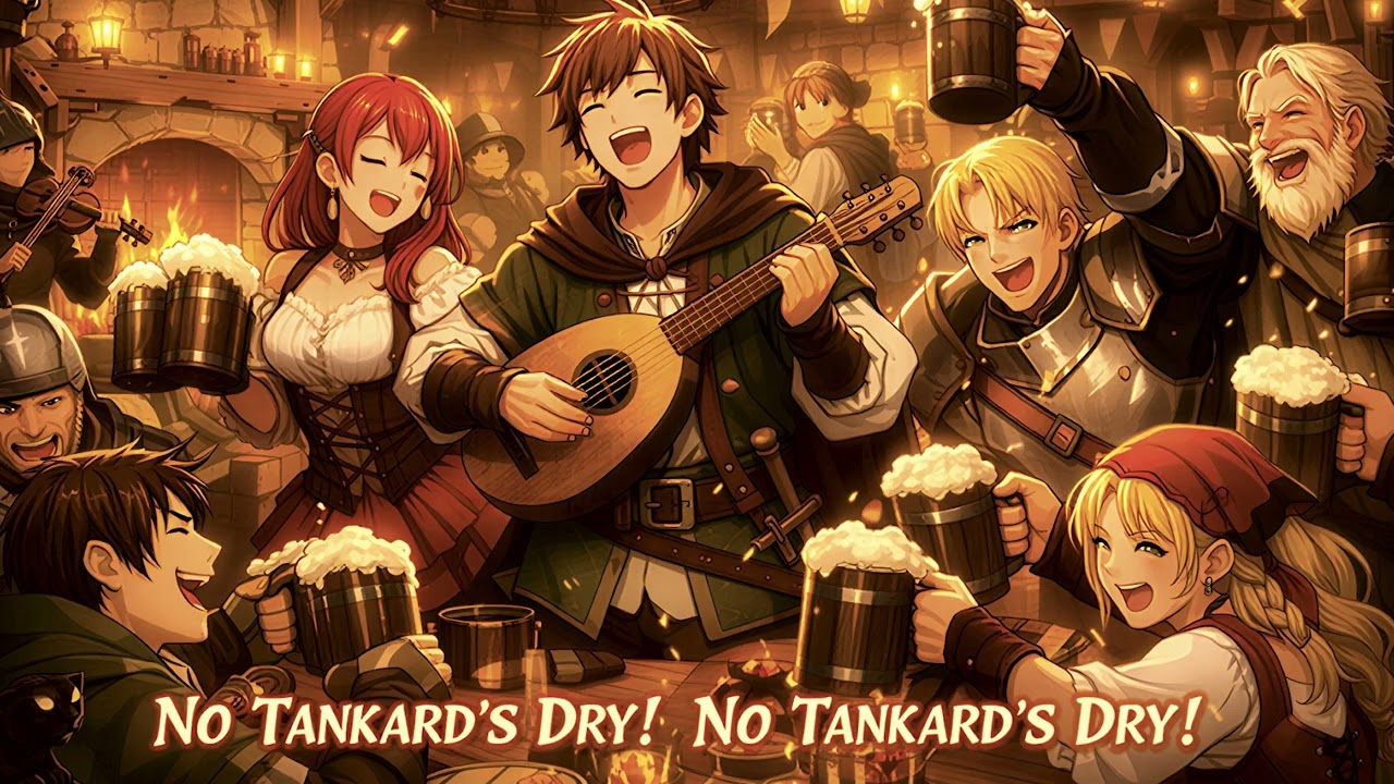 The Tankard Never Dry 🍺 | Medieval Tavern Drinking Song | Epic Inn Music