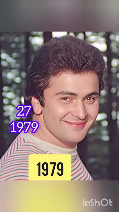 Rishi Kapoor Age Transformation | (1961-2020) | RK | Then & Now | Old Photos #viral_shorts