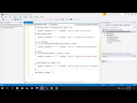 Validation in SSIS - YouTube