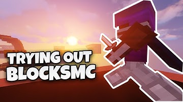 Trying Out BlocksMC Server | BlocksMC Bedwars
