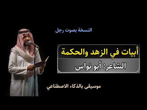 قصيدة في الزهد والحكمة أبو نواس أداء نسائي موسيقى بالذكاء الاصطناعي 