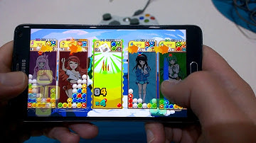 Raining Blobs, touch + gamepad gameplay on Android