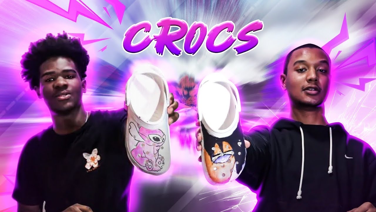 Customizing Crocs With Pdot - YouTube