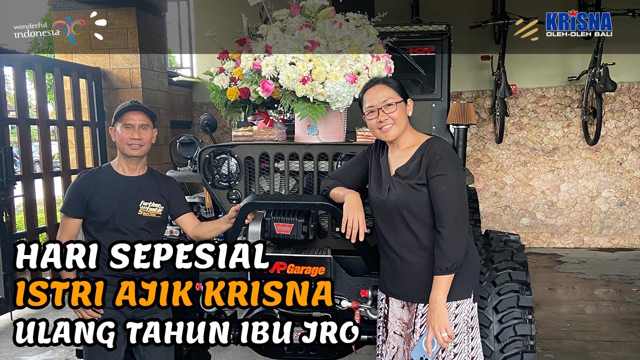 ULANG TAHUN ISTRI AJIK KRISNA, TAPI KADONYA BUAT AJIK ?!