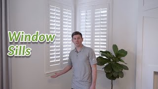 Can I Put Plantation Shutters on My Window if There's a Sill? Yes!