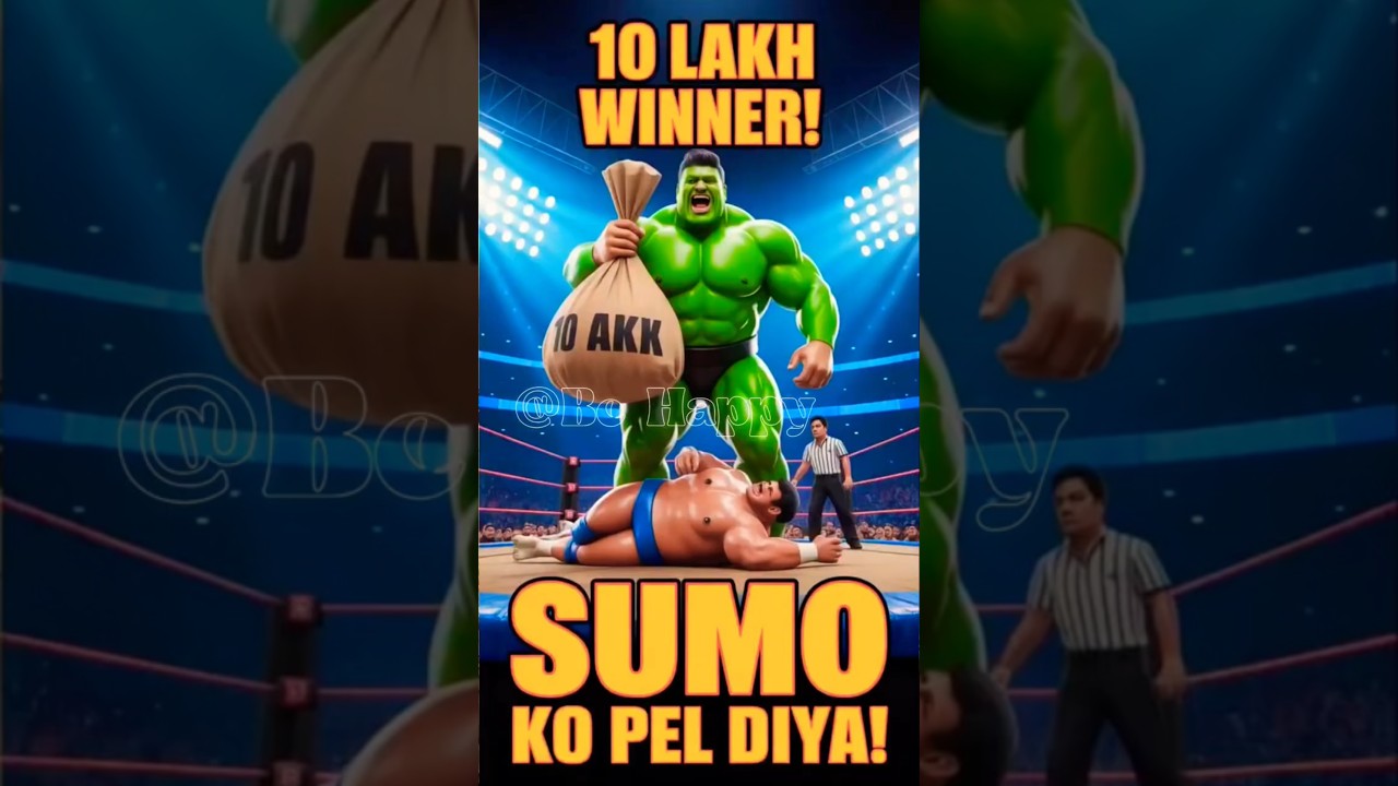😱 Hulk Ne Papa Ke Liye Sumo Ko Pel Diya 🤣💪 
