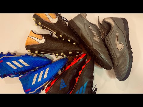 Футбольне взуття секонд-хенд мікс 1+2 сорт від 15 кг, видео 3