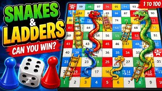 Chutes & Ladders (Snakes & Ladders) 4 Players 😱 | Epic Multiplayer Gameplay screenshot 1