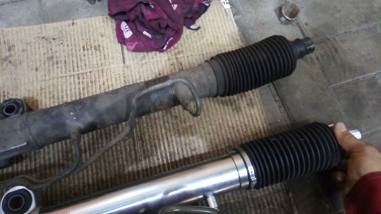Замена рулевой рейки на Прадо - YouTube