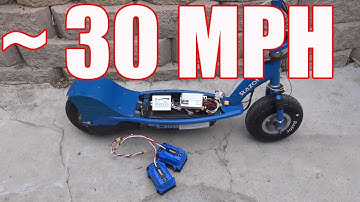 Install a 48V controller & 48V battery on a Razor E300 (24V) Electric scooter