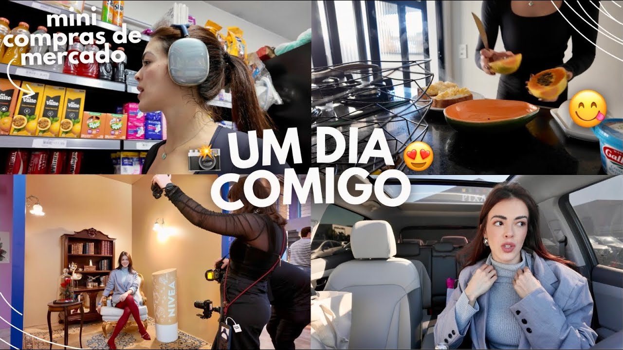 UM DIA COMIGO, COMPRAS DE MERCADO, EVENTO E ROTINA