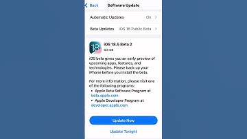 iOS 18.5 Beta 2 Update 🔥#ios18 #ios18feature #apple #shortvideo  #shorts